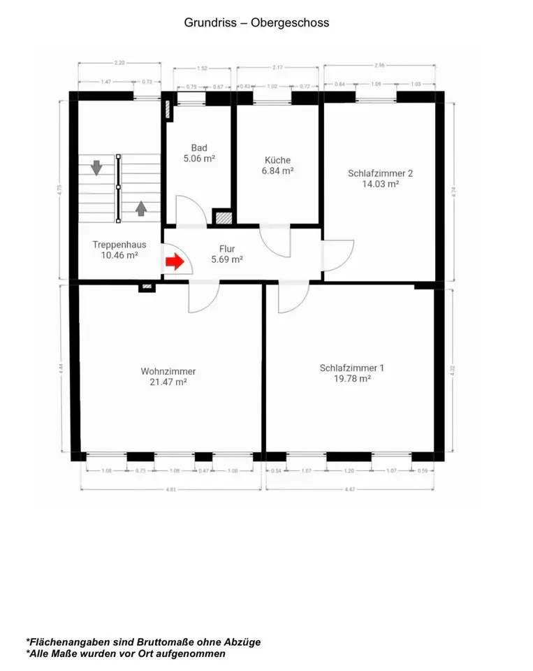 3 Zimmer Wohnung mit 73 m² in Merseburg – Bild 6