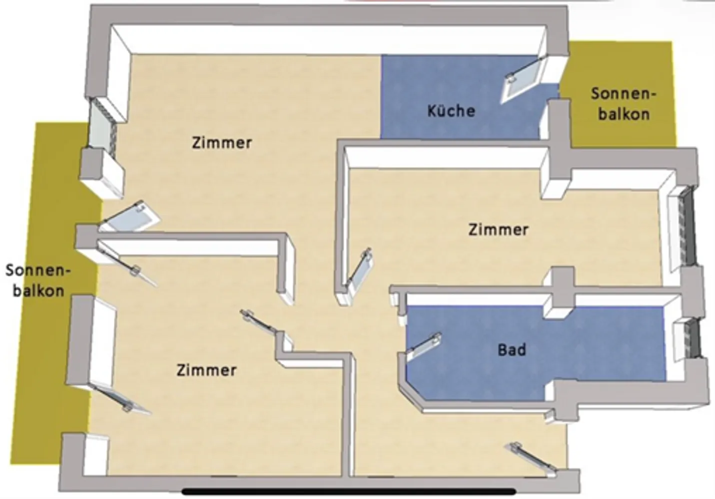 4 Zimmer Wohnung mit 101 m² in Potsdam – Bild 7