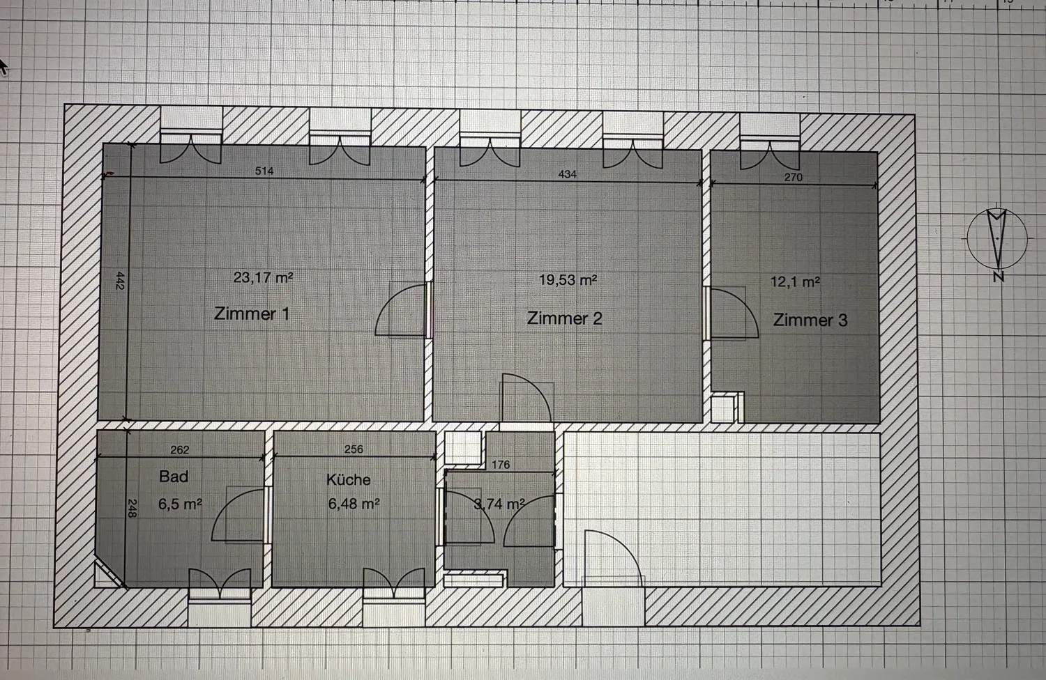 3 room apartment with 69 m² in Radebeul – Photo 2