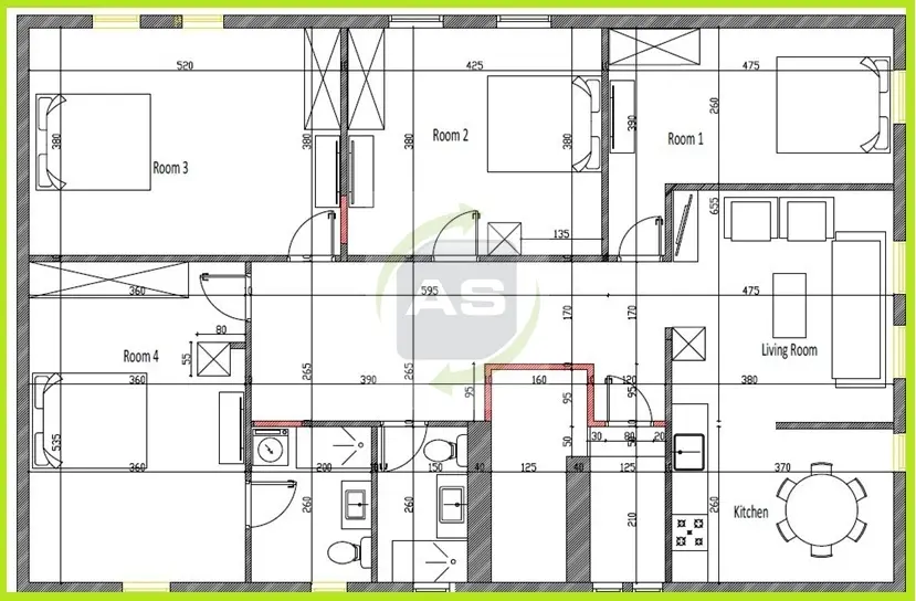 4 Zimmer Wohnung mit 120 m² in Zwickau – Bild 4