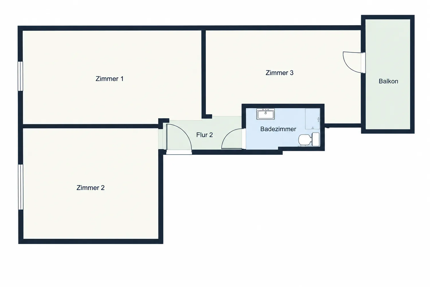2 room apartment with 60 m² in Düsseldorf – Photo 6