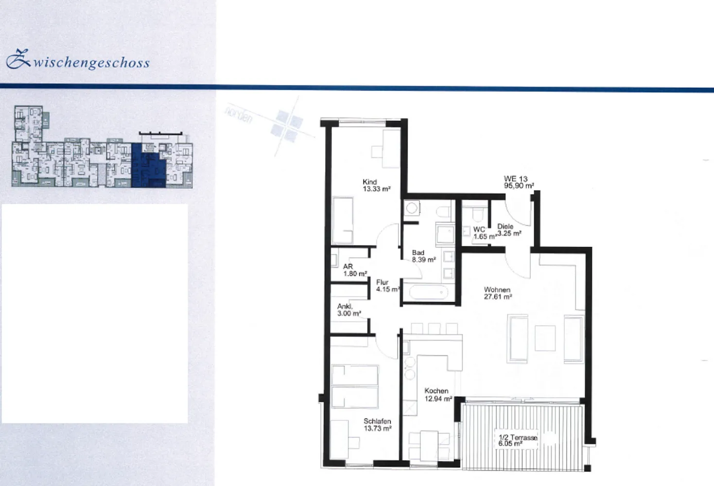 3 Zimmer Wohnung mit 98 m² in Neuss – Bild 3