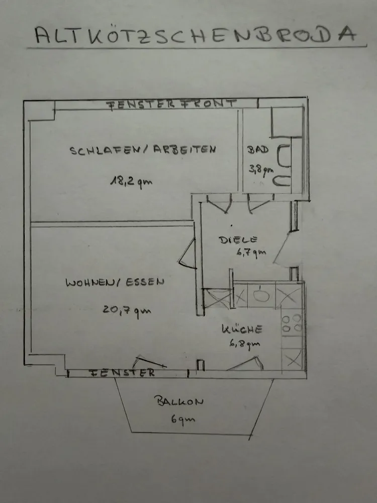 2 room apartment with 59 m² in Radebeul – Photo 6