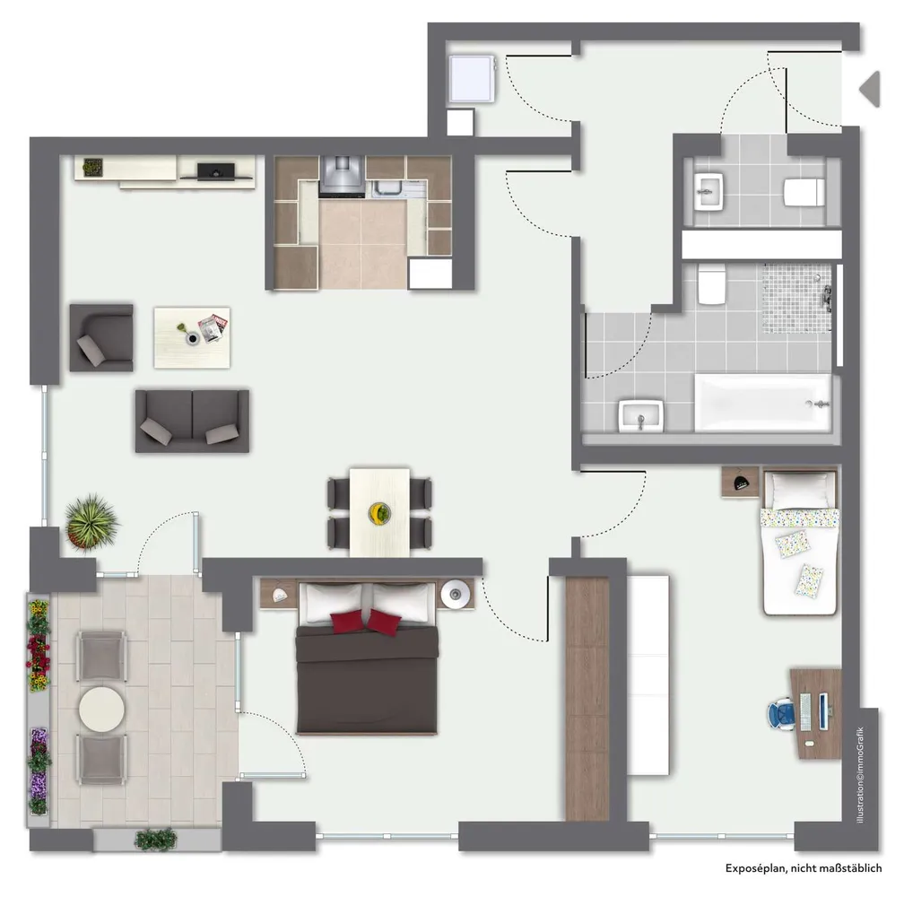3 Zimmer Wohnung mit 83 m² in Nürnberg – Bild 9
