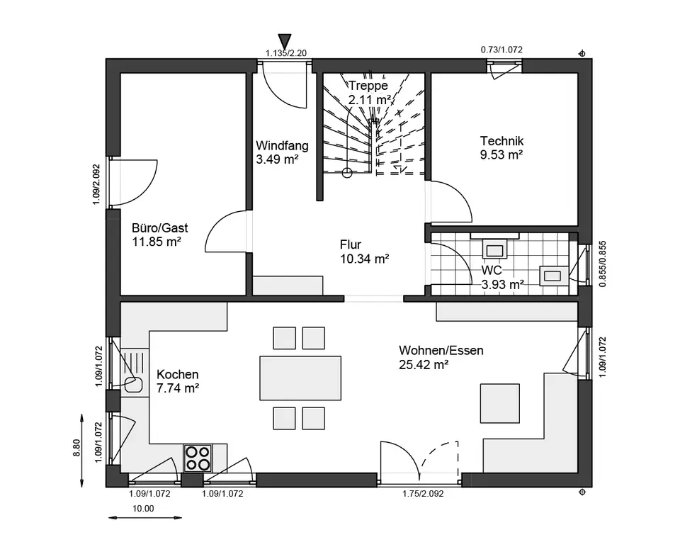 4 Zimmer Haus mit 150 m² in Bramsche – Bild 2