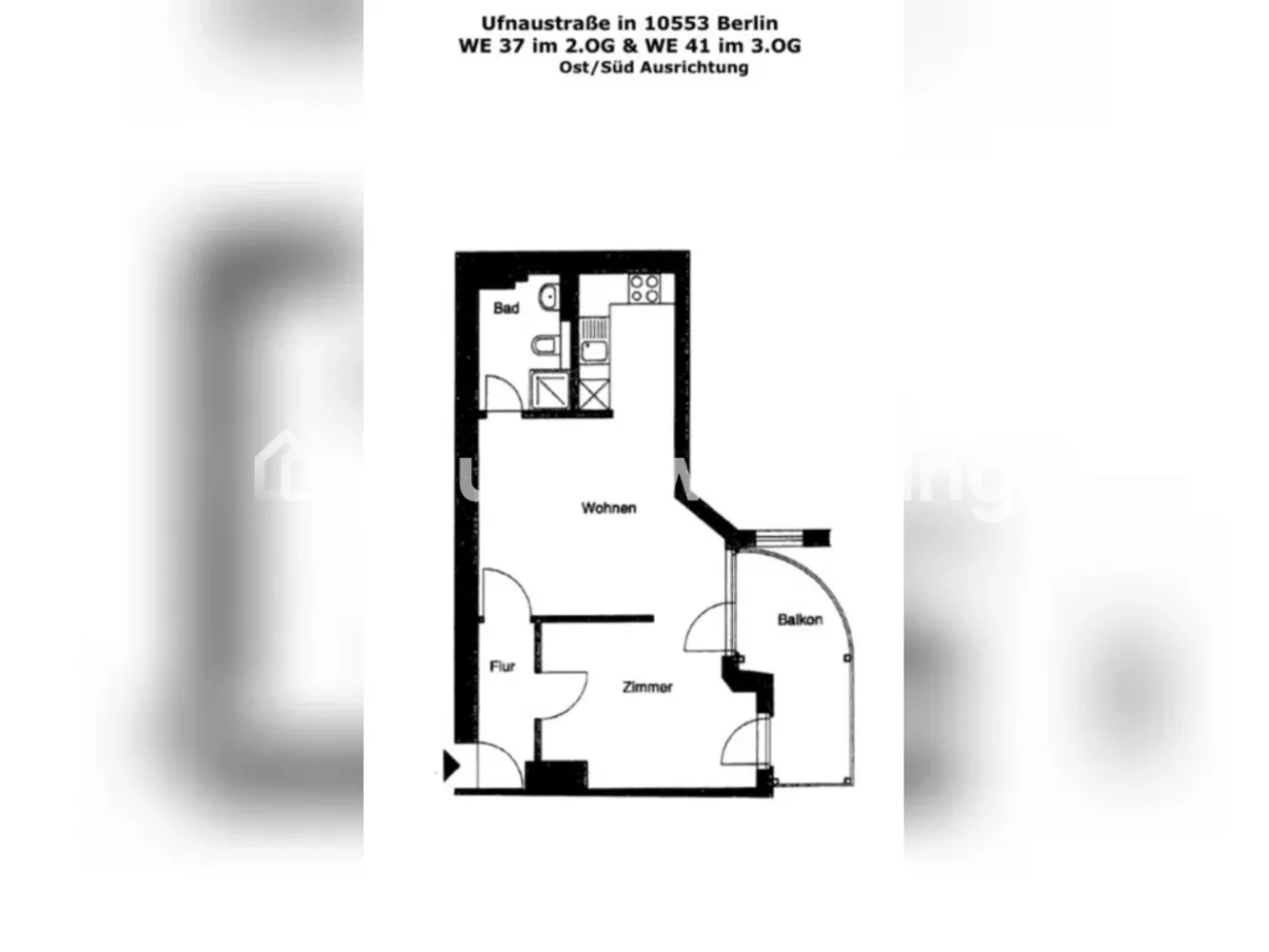 2 Zimmer Wohnung mit 48 m² in Berlin – Bild 1