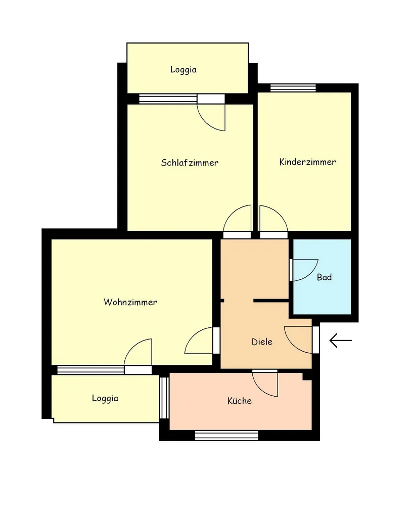 4 Zimmer Wohnung mit 76 m² in Herten – Bild 10