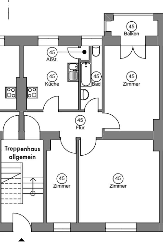 3 Zimmer Wohnung mit 61 m² in Berlin – Bild 9