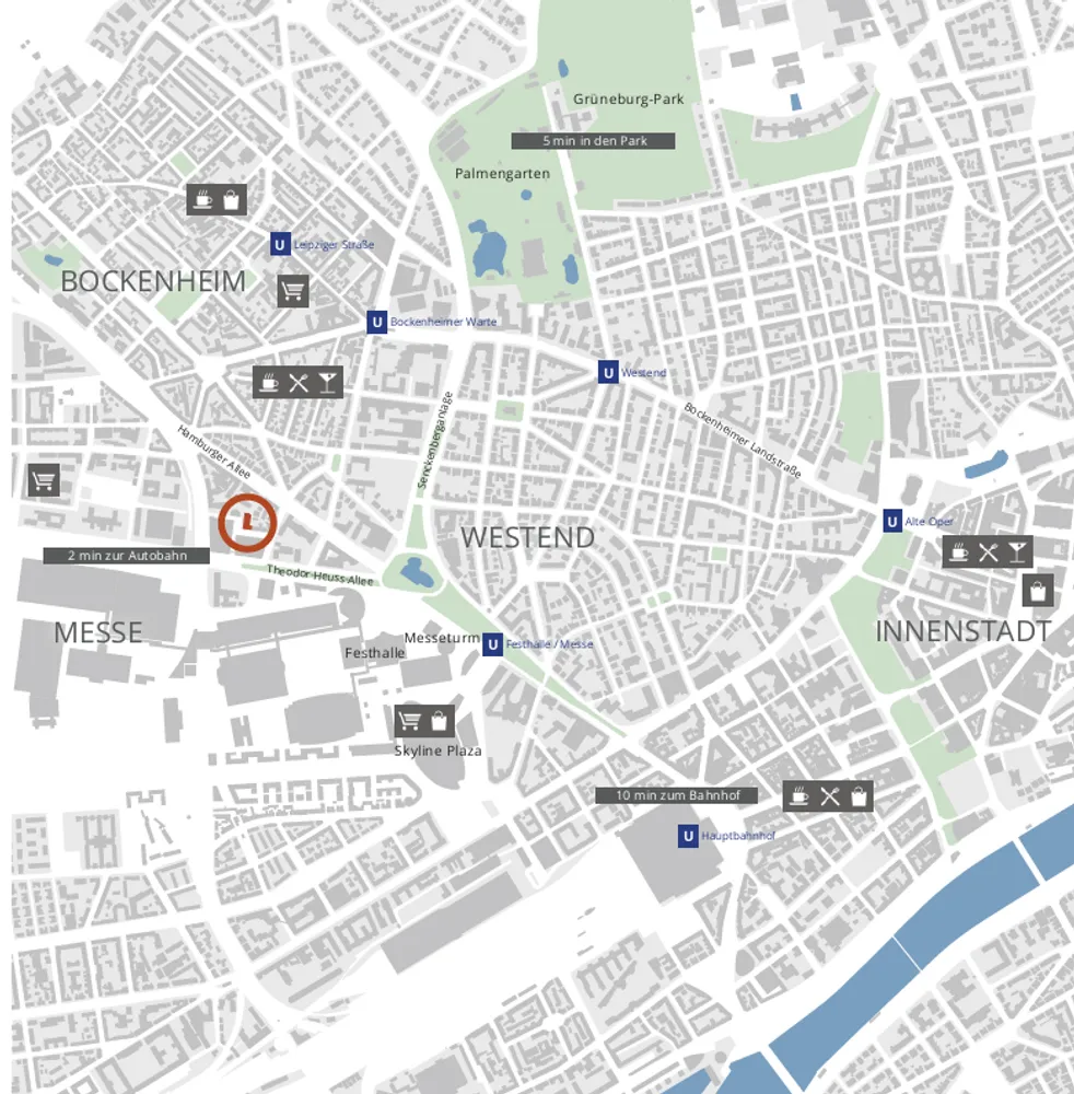 2 Zimmer Wohnung mit 75 m² in Frankfurt am Main – Bild 2