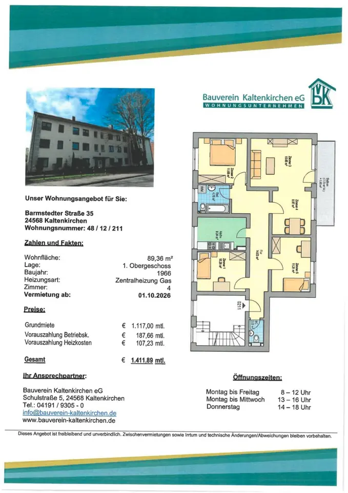 3 Zimmer Wohnung mit 79 m² in Neumünster – Bild 5