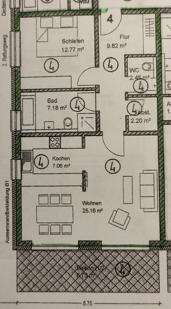 2 Zimmer Wohnung mit 74 m² in Paderborn – Bild 9