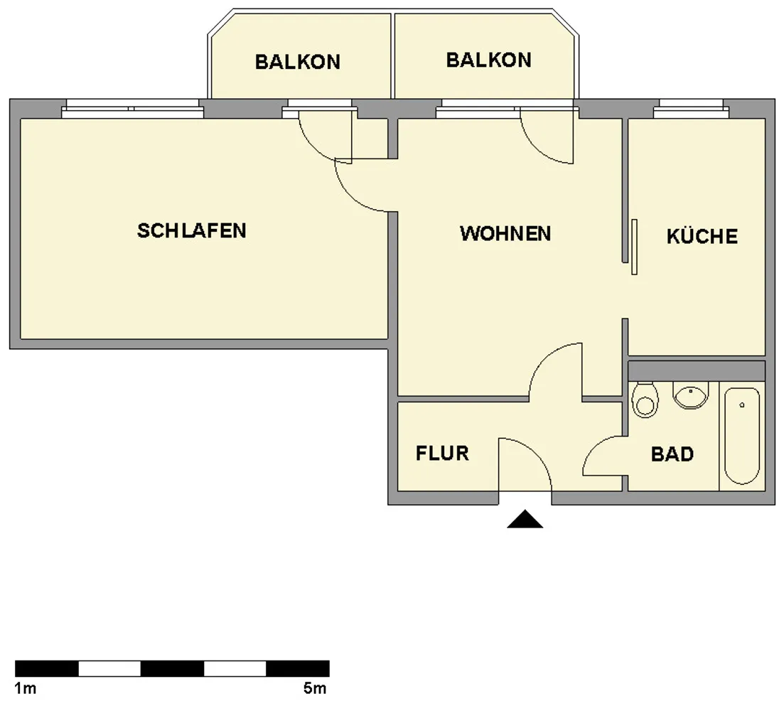 2 room apartment with 57 m² in Chemnitz – Photo 5