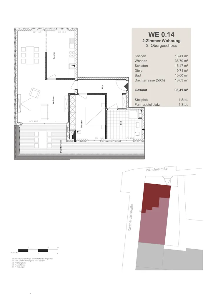 2 Zimmer Wohnung mit 98 m² in Kamp-Lintfort – Bild 5