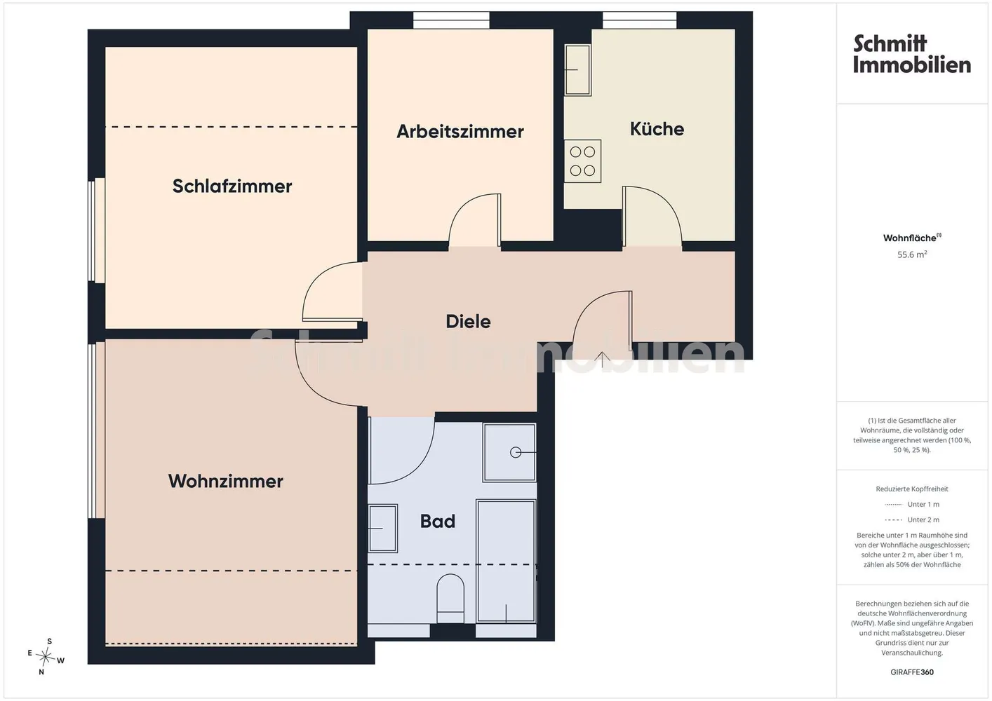 2 Zimmer Wohnung mit 56 m² in Frankfurt am Main – Bild 7
