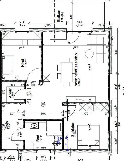 3 Zimmer Wohnung mit 81 m² in Bruchsal – Bild 4