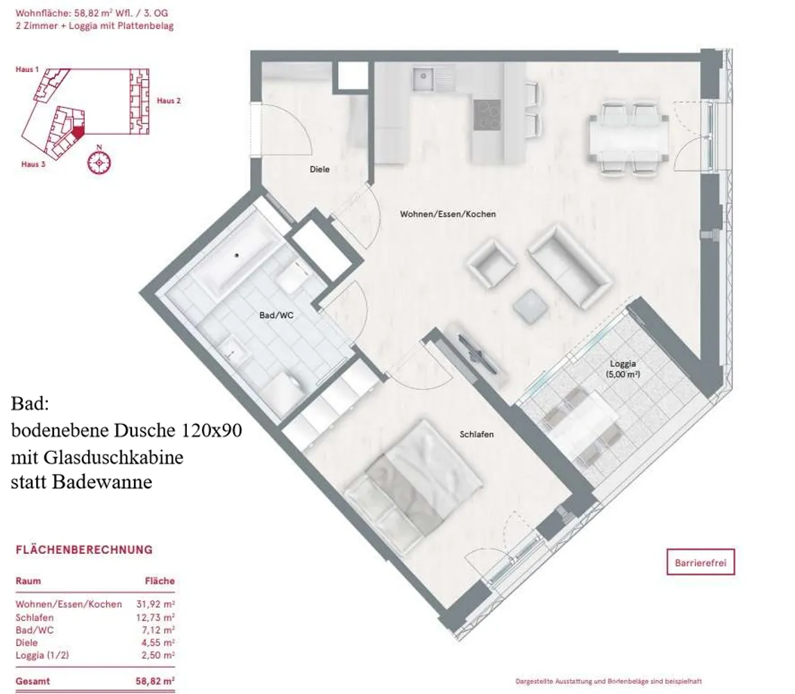 2 Zimmer Wohnung mit 59 m² in München – Bild 11