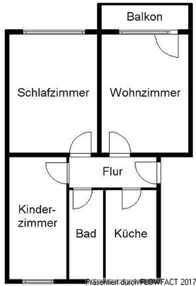 3 Zimmer Wohnung mit 61 m² in Halle (Saale) – Bild 2