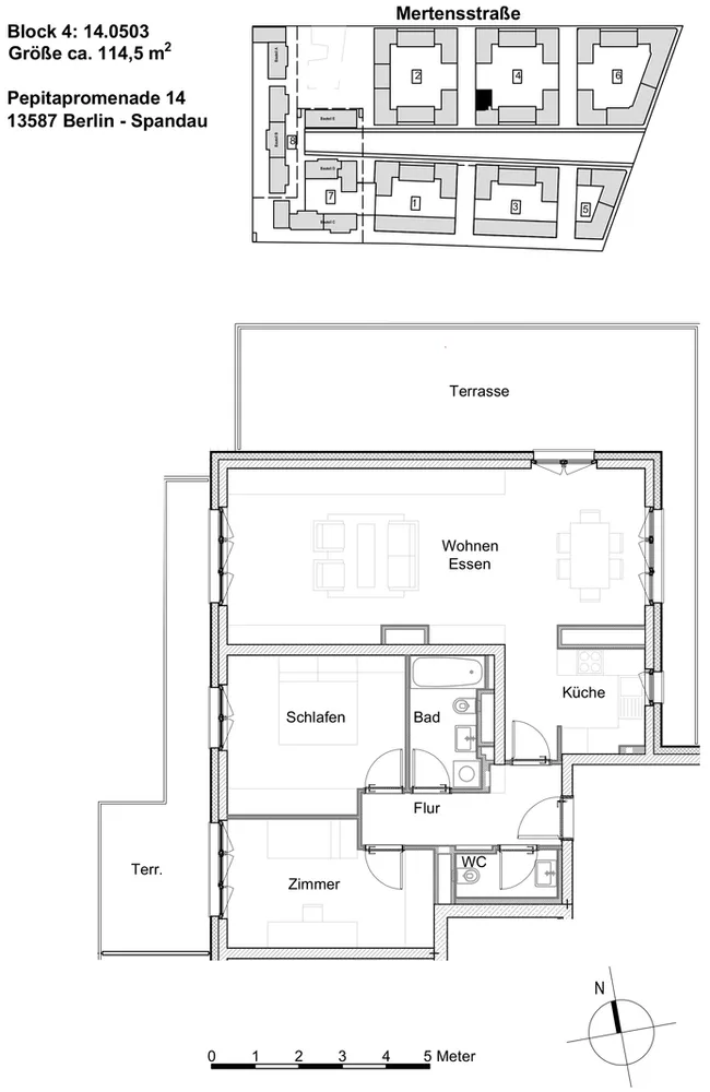 3 Zimmer Wohnung mit 114 m² in Berlin – Bild 3