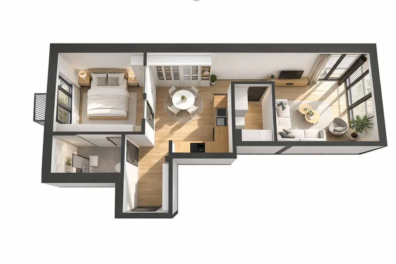 3 room apartment with 50 m² in Berlin – Photo 1