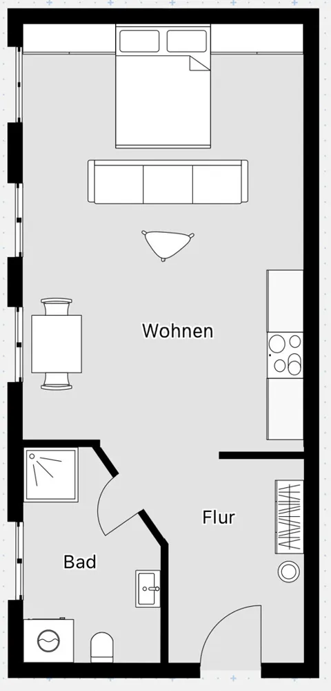 1 Zimmer Wohnung mit 35 m² in Halle (Saale) – Bild 7