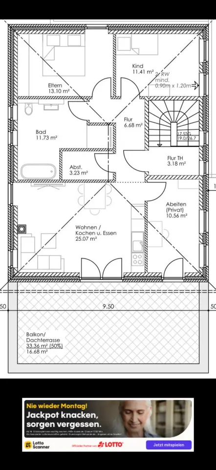 4 Zimmer Wohnung mit 107 m² in Walsrode – Bild 5