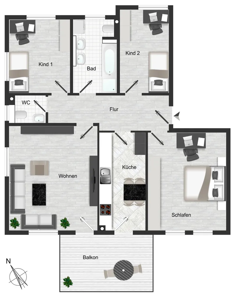 4 Zimmer Wohnung mit 106 m² in Dresden – Bild 11