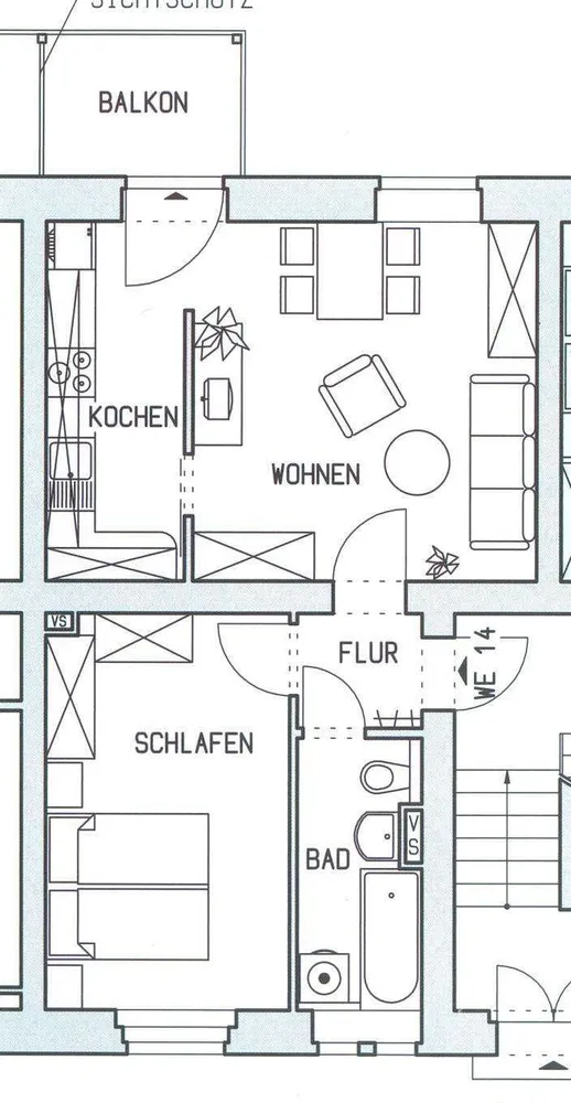 2 Zimmer Wohnung mit 50 m² in Chemnitz – Bild 4