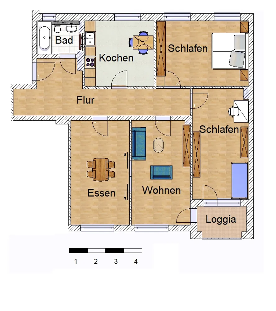 4 Zimmer Wohnung mit 104 m² in Hannover – Bild 4