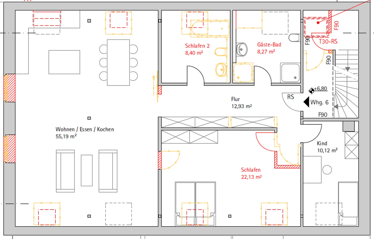 4 Zimmer Wohnung mit 117 m² in Wuppertal – Bild 3