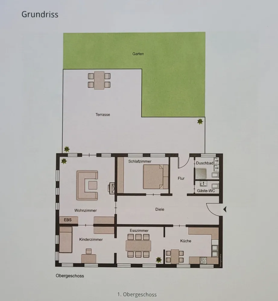 5 Zimmer Wohnung mit 150 m² in Münster – Bild 3