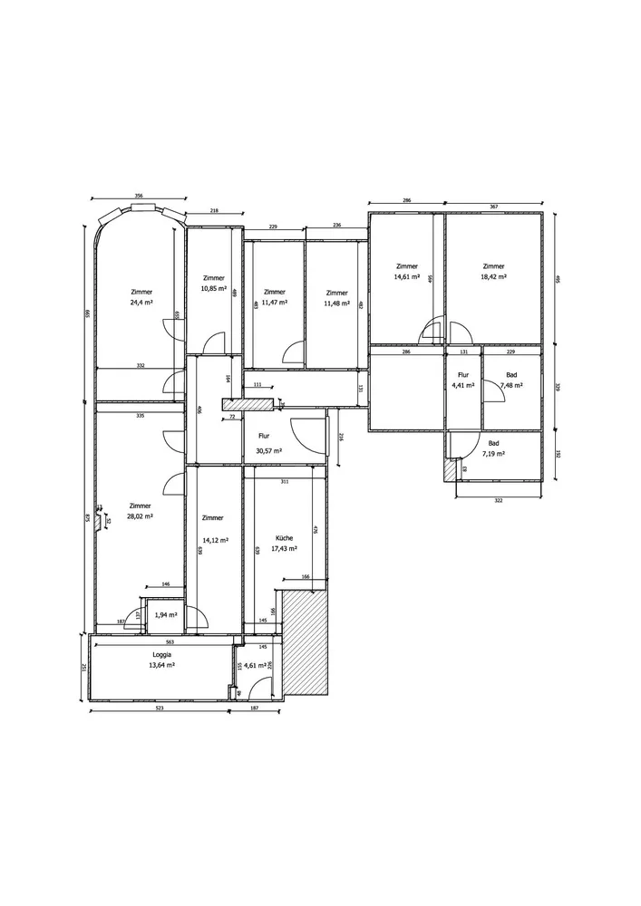 8 Zimmer Wohnung mit 220 m² in Halberstadt – Bild 3