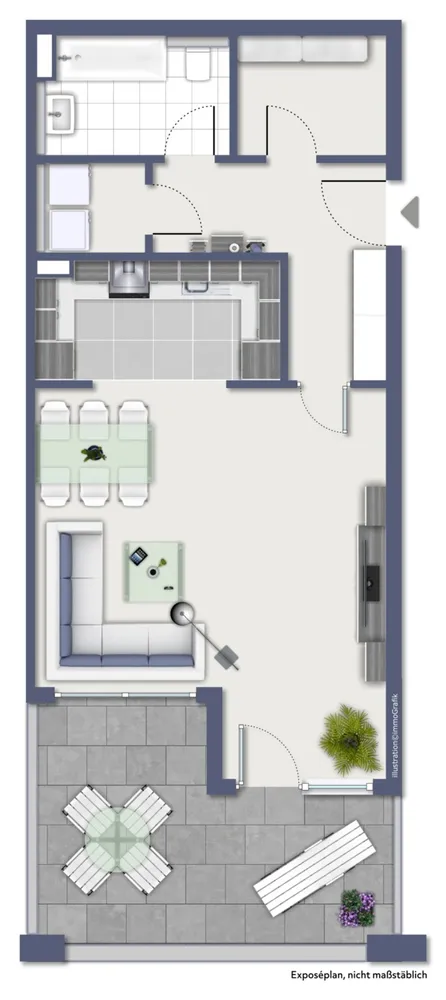 2 room apartment with 67 m² in Bonn – Photo 8