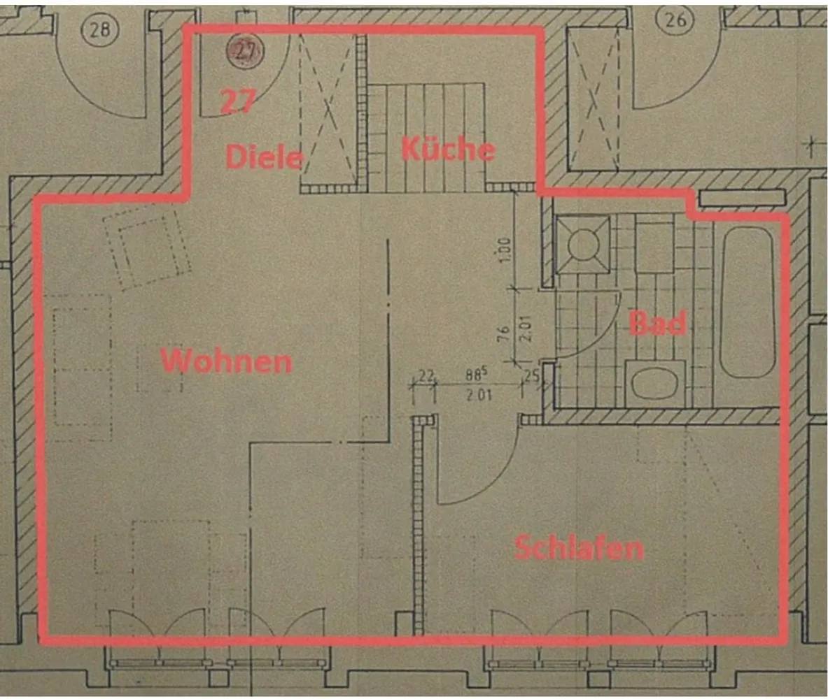 2 Zimmer Wohnung mit 40 m² in Dresden – Bild 12