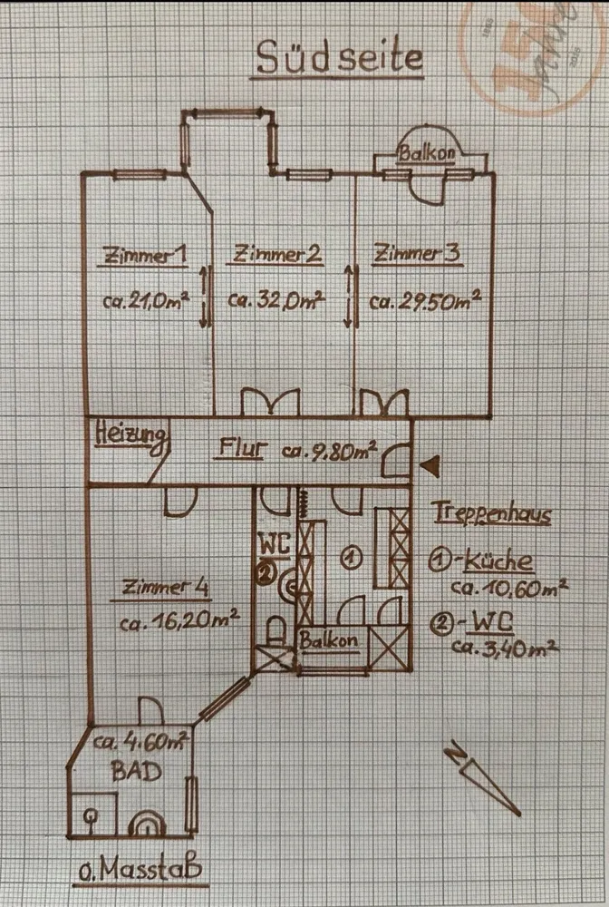 4 Zimmer Wohnung mit 129 m² in Wiesbaden – Bild 7