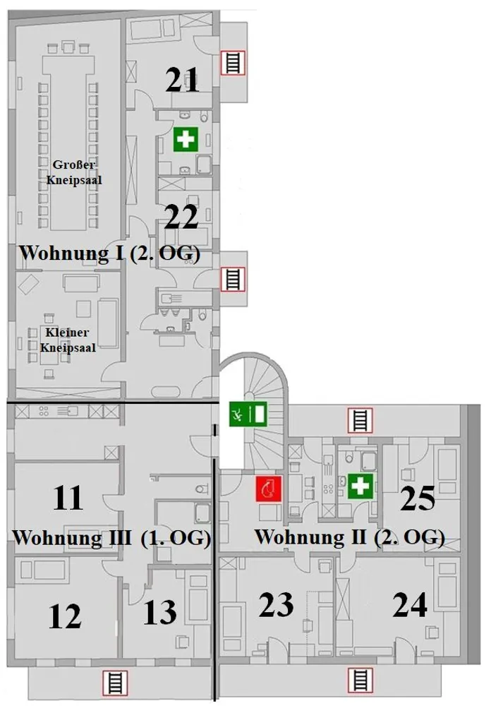 1 room apartment with 13 m² in Stuttgart – Photo 3