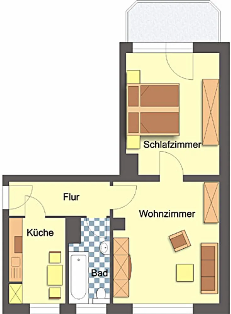 2 Zimmer Wohnung mit 52 m² in Gera – Bild 11