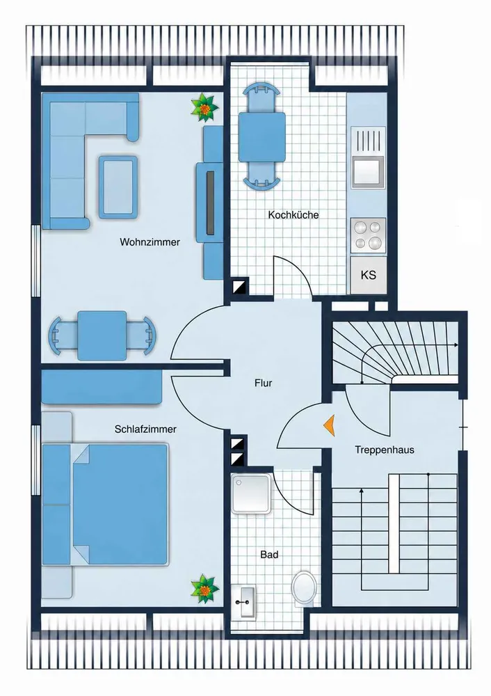 2 Zimmer Wohnung mit 51 m² in Hamm – Bild 3