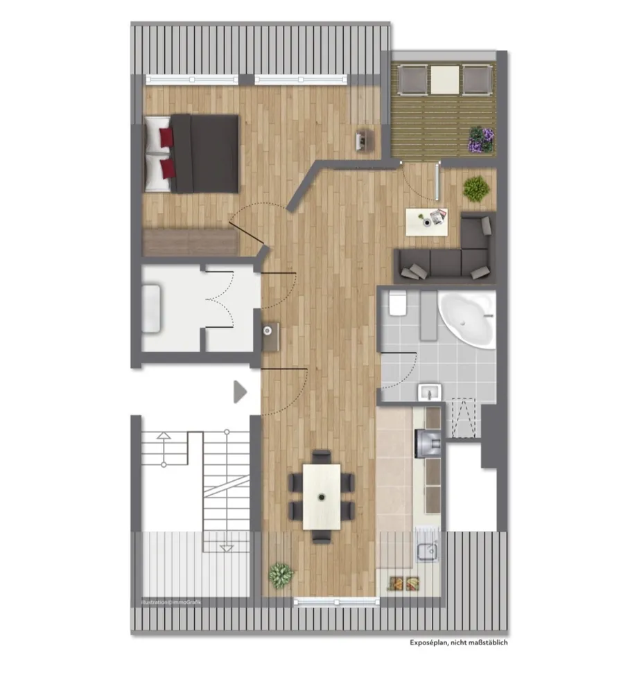 2 Zimmer Wohnung mit 59 m² in Duisburg – Bild 12