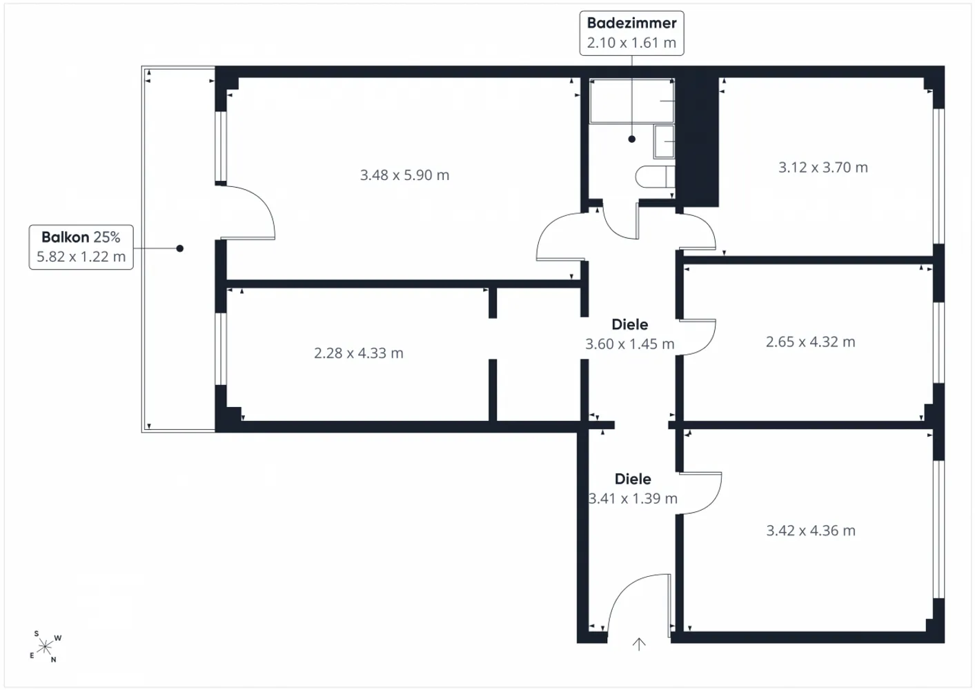 4 Zimmer Wohnung mit 89 m² in Leipzig – Bild 2