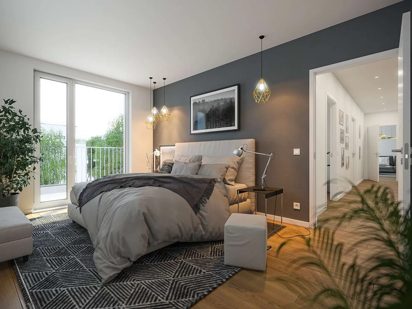 4 Zimmer Wohnung mit 121 m² in Augsburg – Bild 2