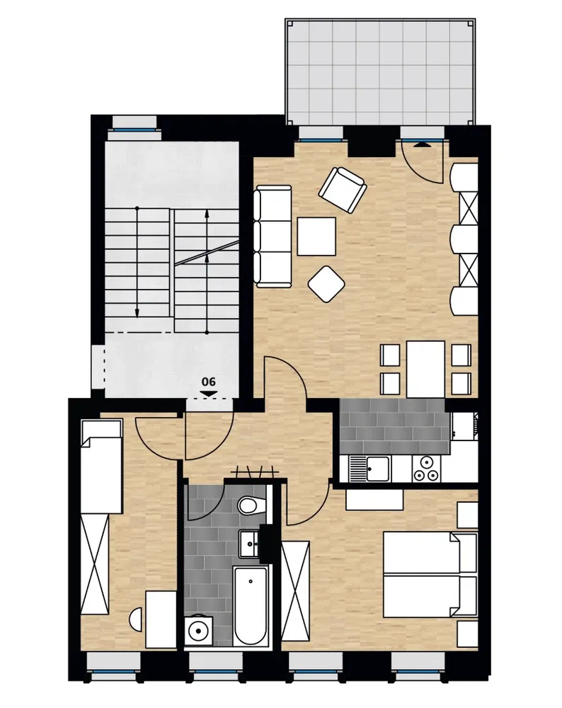 3 Zimmer Wohnung mit 69 m² in Chemnitz – Bild 7