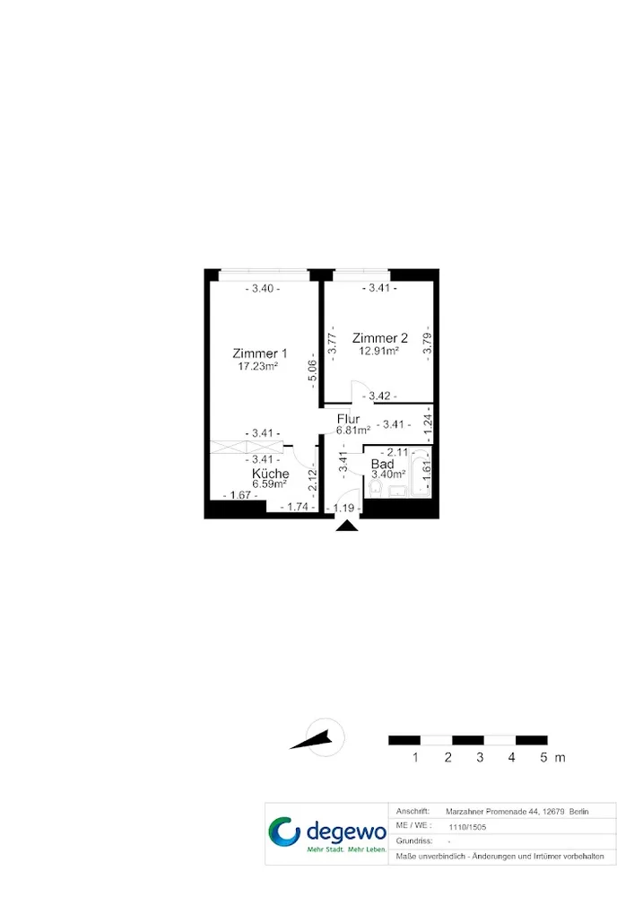 2 Zimmer Wohnung mit 47 m² in Berlin – Bild 4