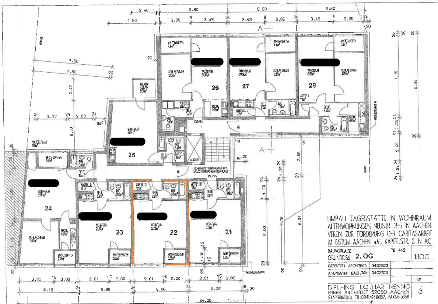 1 Zimmer Wohnung mit 36 m² in Aachen – Bild 3