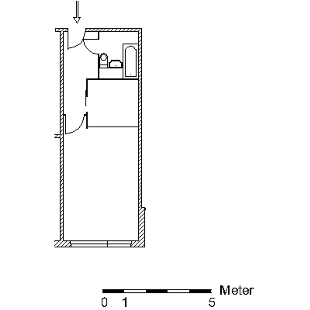 1 room apartment with 32 m² in Erfurt – Photo 3
