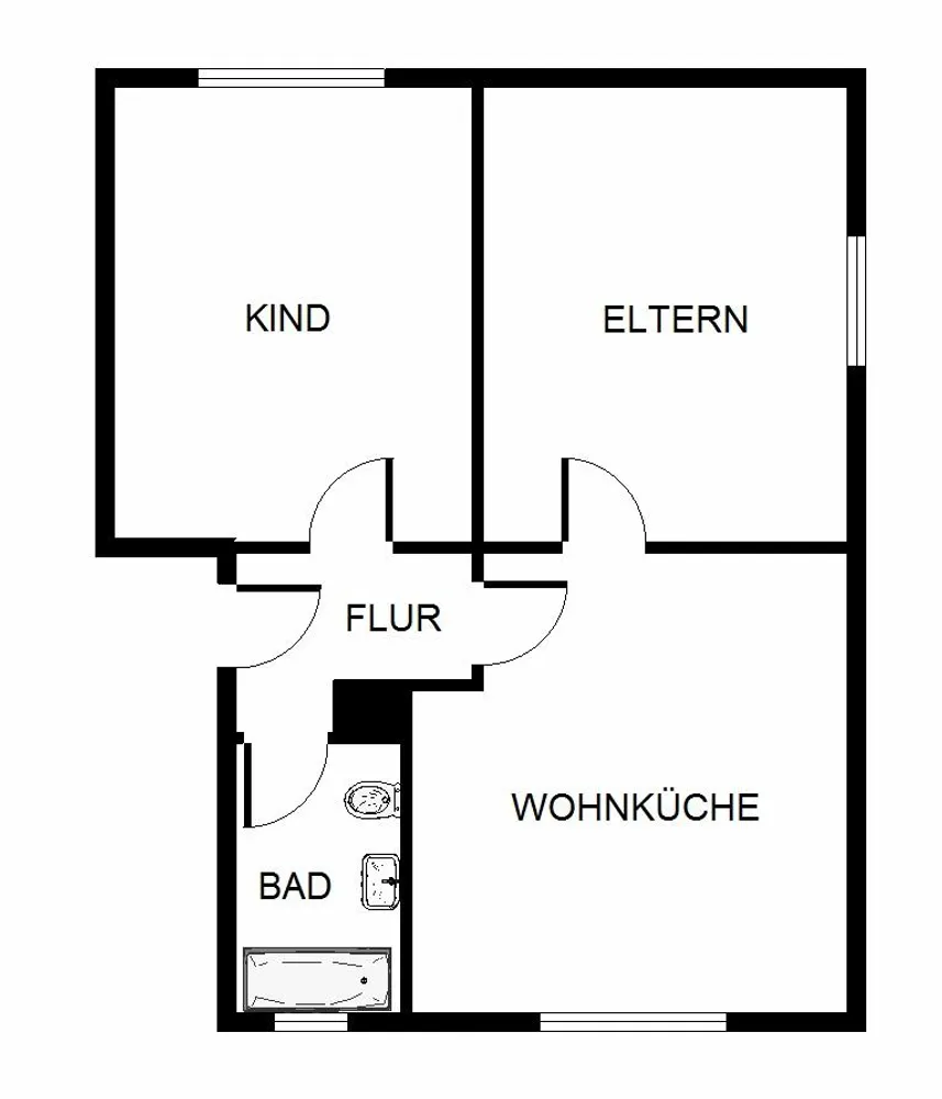 2 room apartment with 53 m² in Gelsenkirchen – Photo 6
