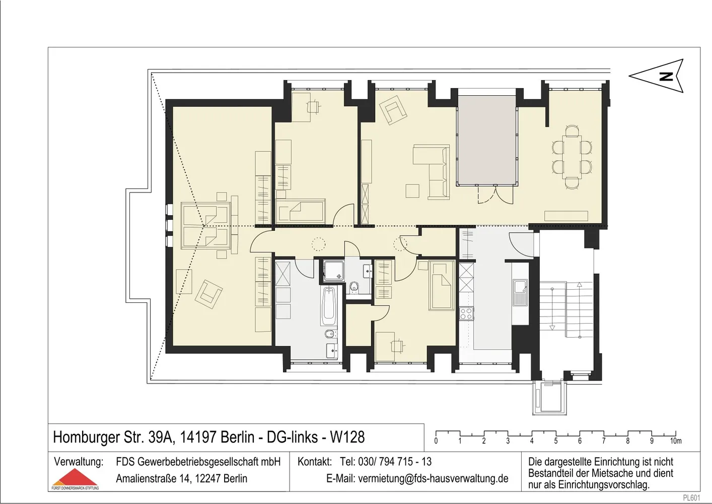 4 Zimmer Wohnung mit 131 m² in Berlin – Bild 3