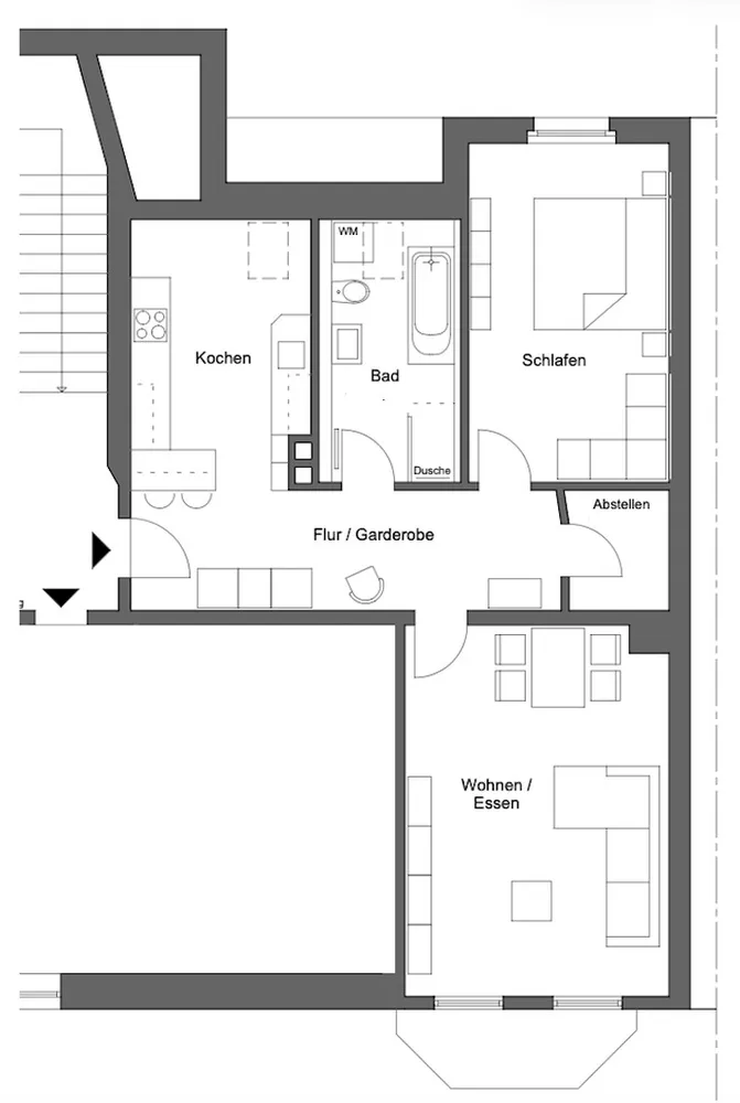 2 room apartment with 65 m² in Chemnitz – Photo 10