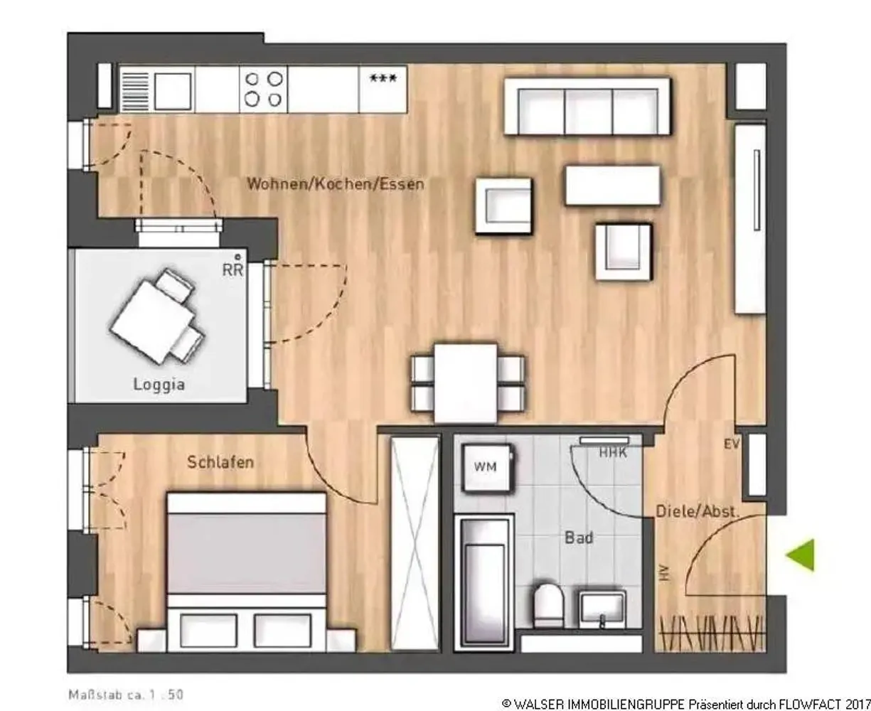 2 Zimmer Wohnung mit 57 m² in München – Bild 12