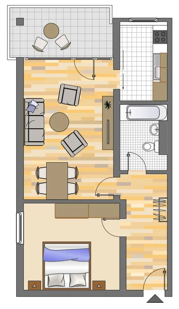 3 Zimmer Wohnung mit 57 m² in Dortmund – Bild 2