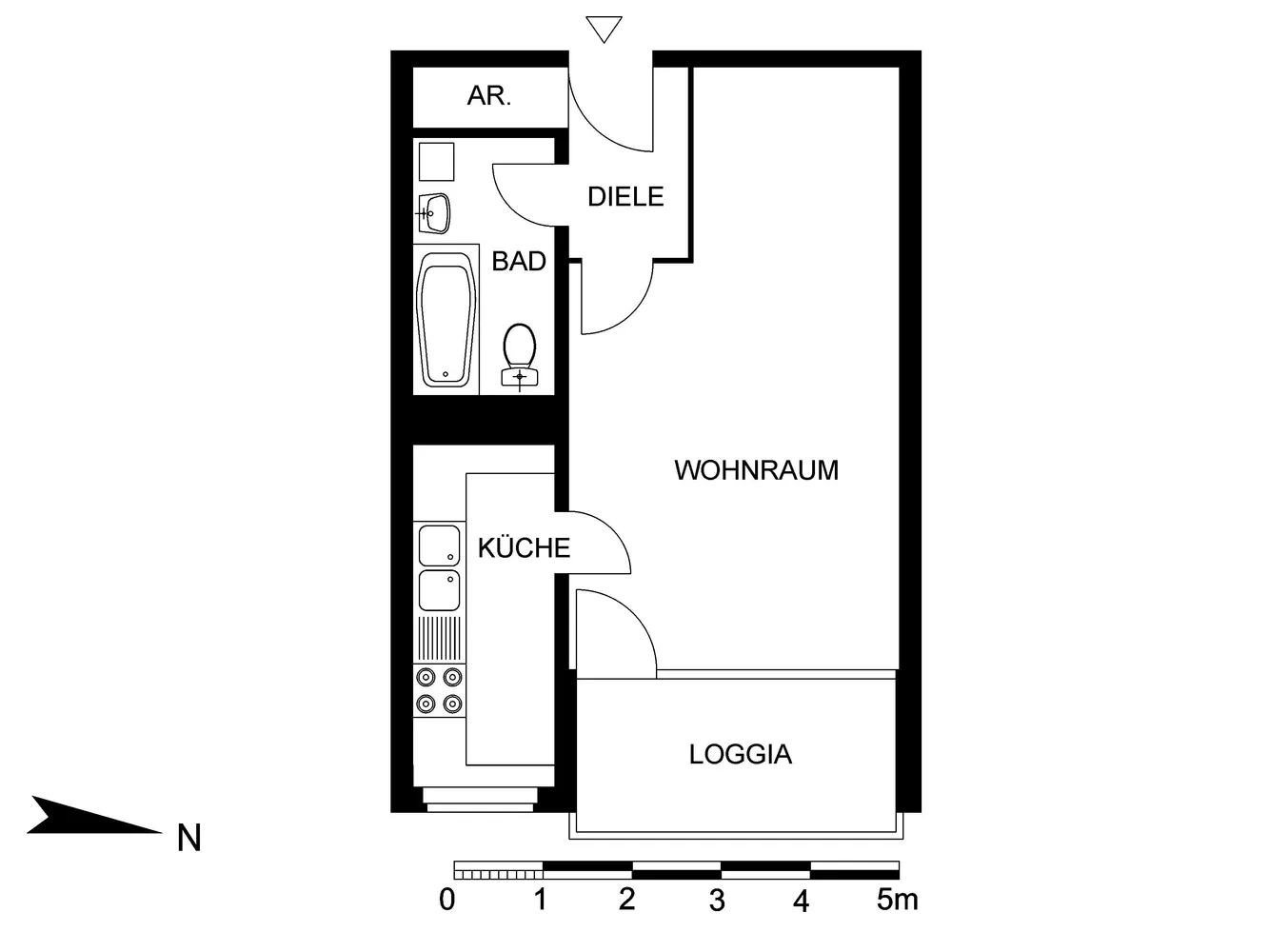 1 Zimmer Wohnung mit 40 m² in Berlin – Bild 10